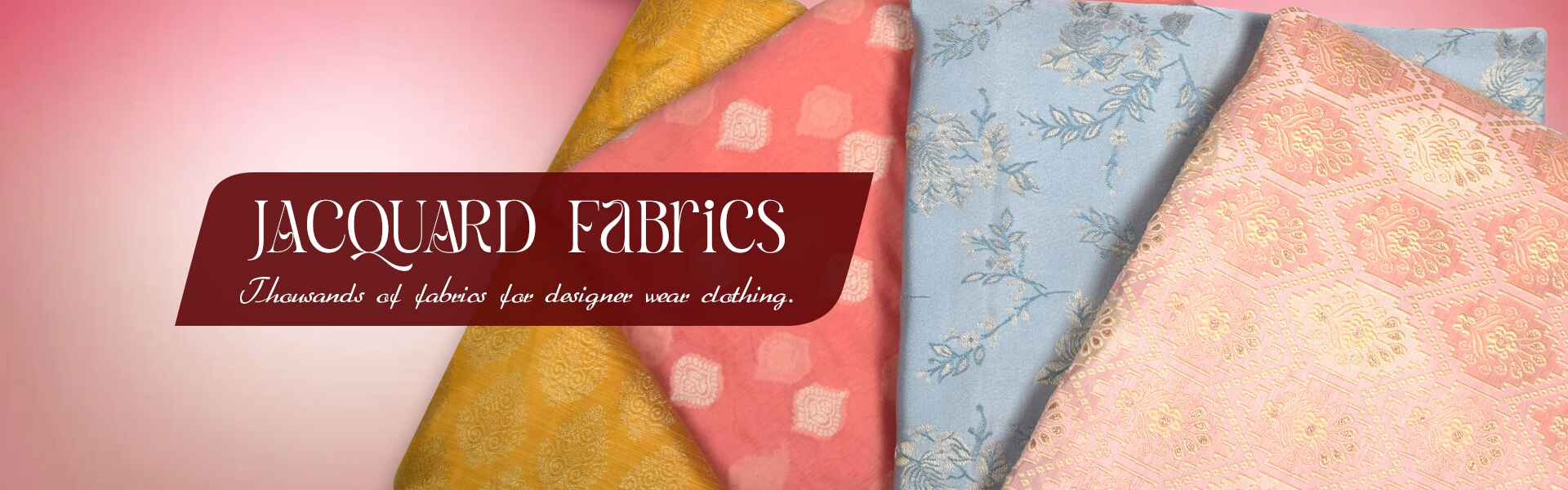 Buy Jacquard Fabrics Online in Surat